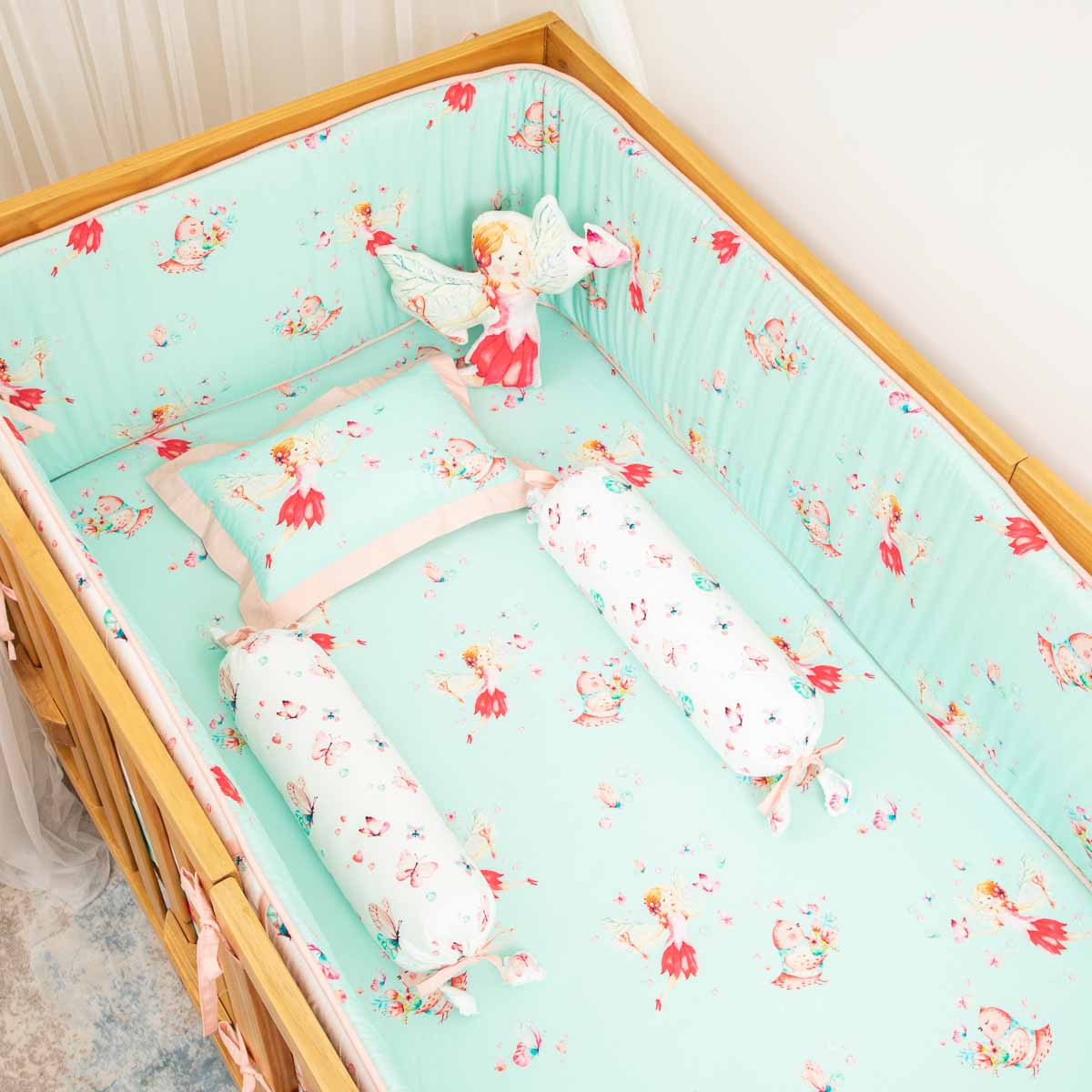 Fiora the Fairy - Fitted Cot Sheet