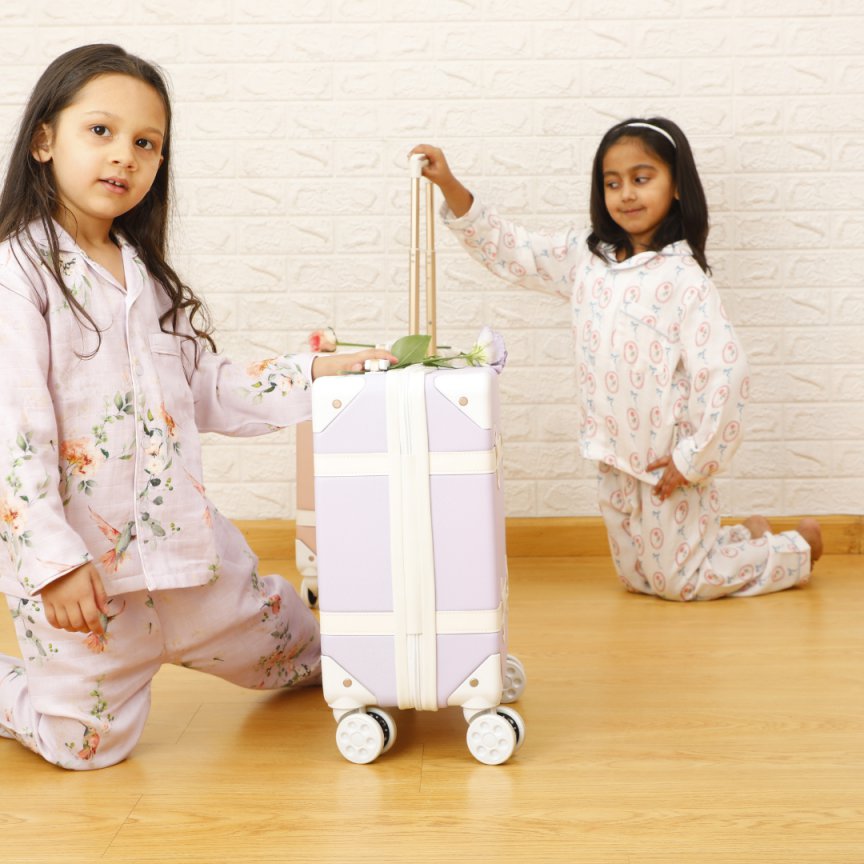 Birds in Paradise - Bamboo Muslin Night Suit Set