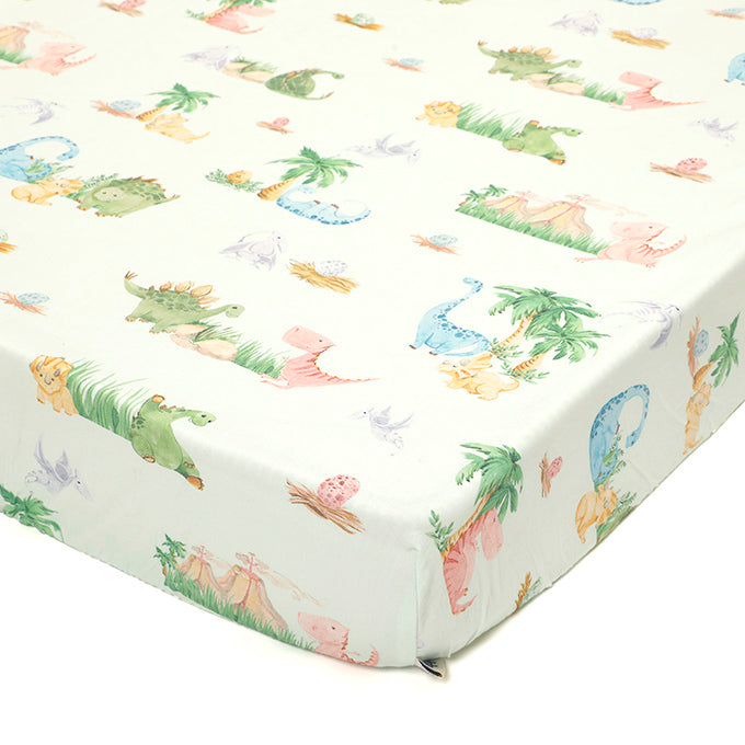 Dino Safari - Fitted Cot Sheet