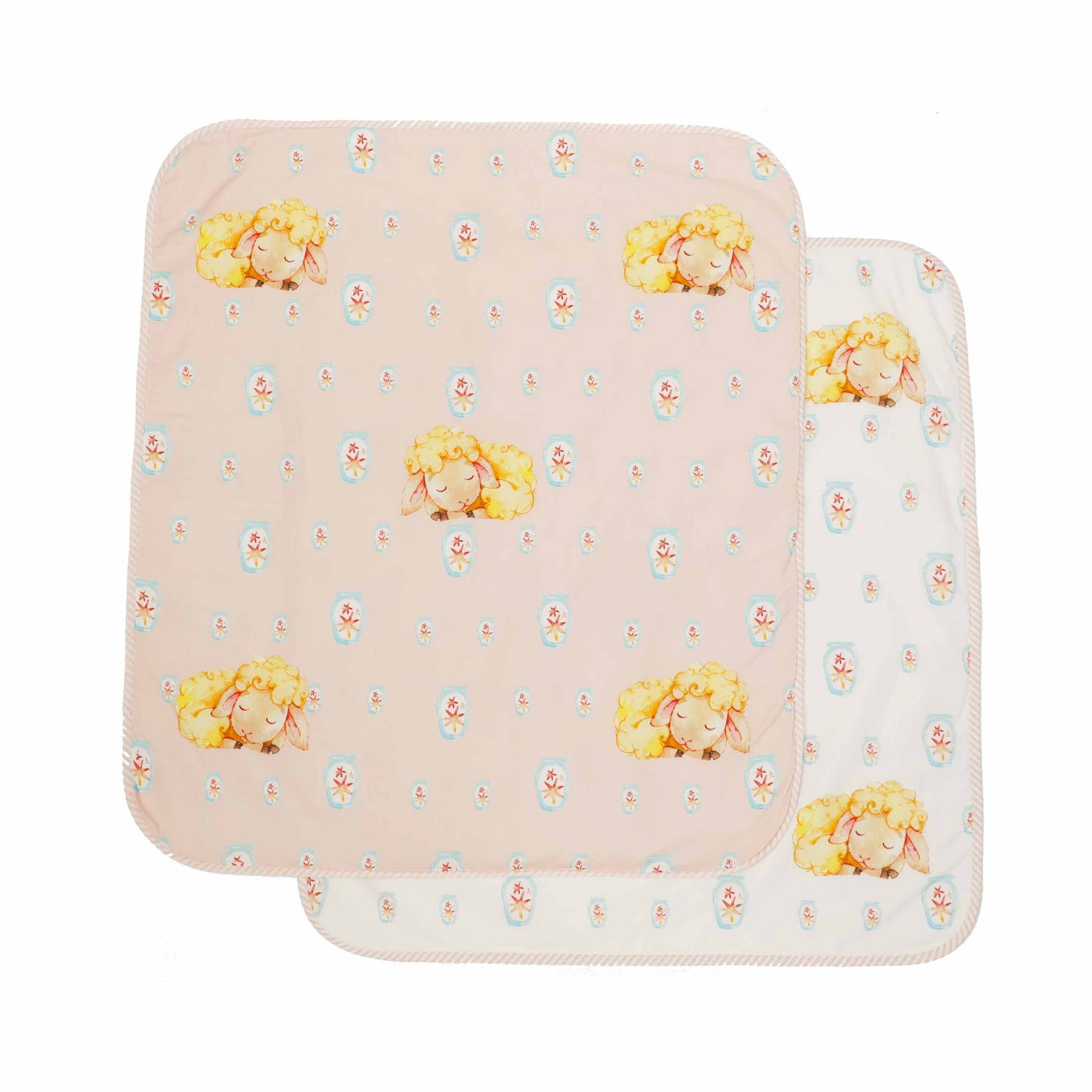 Fluffy the Sheep - Snuggly Waterproof Sheets Pair