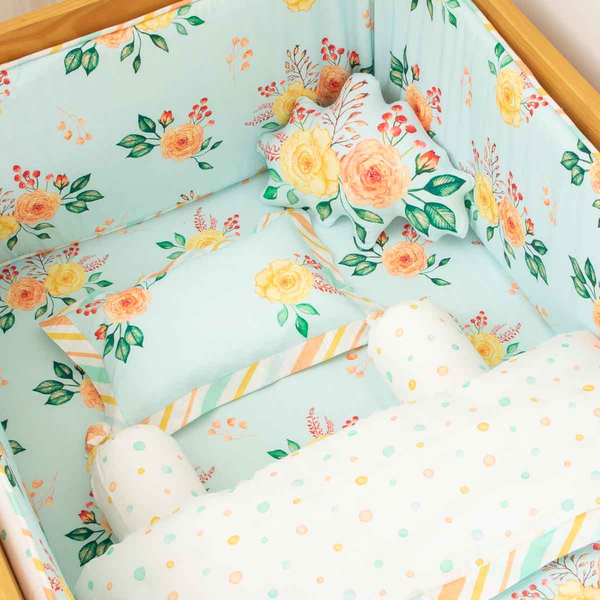 Blossom & Polka - Cot Bedding Set