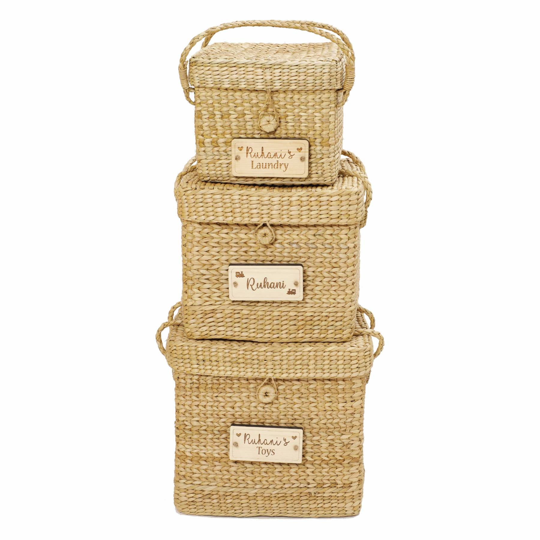 Natural Grass Storage Basket