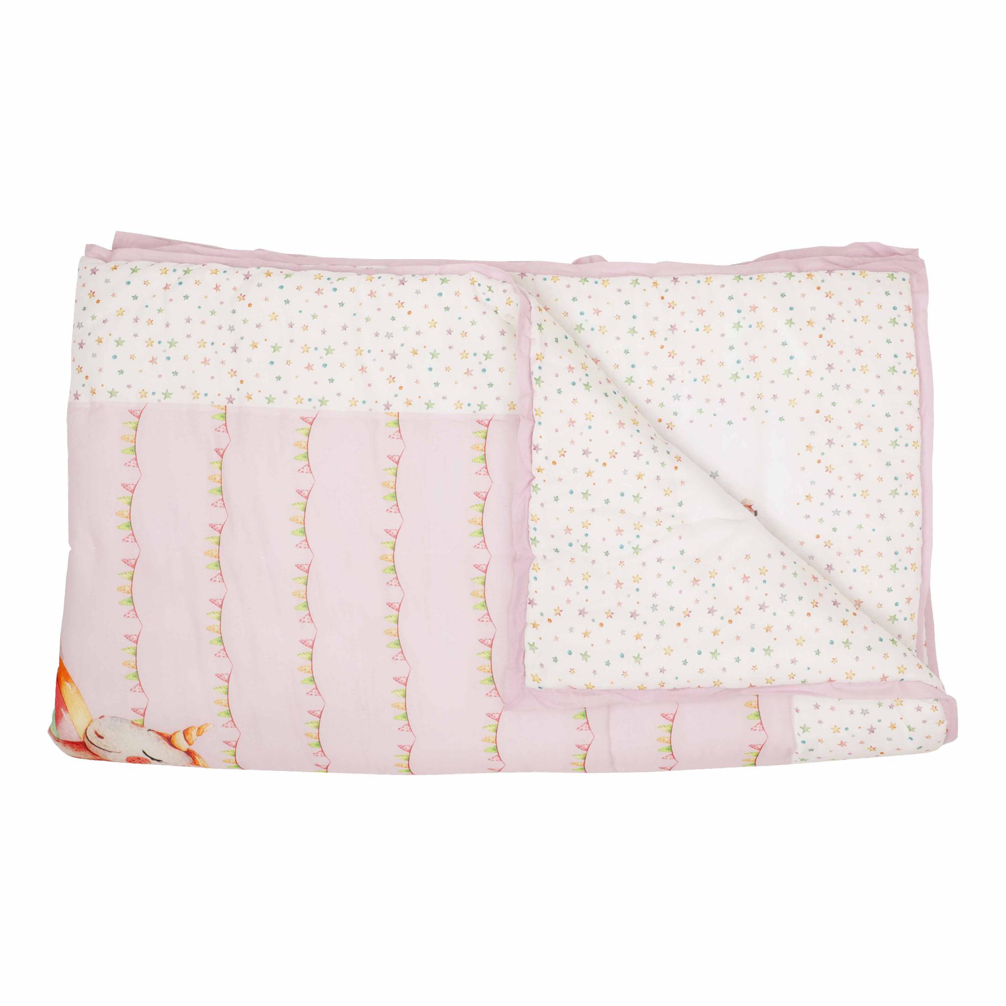 Miss Bella the Unicorn - Single Bed Winter Quilt