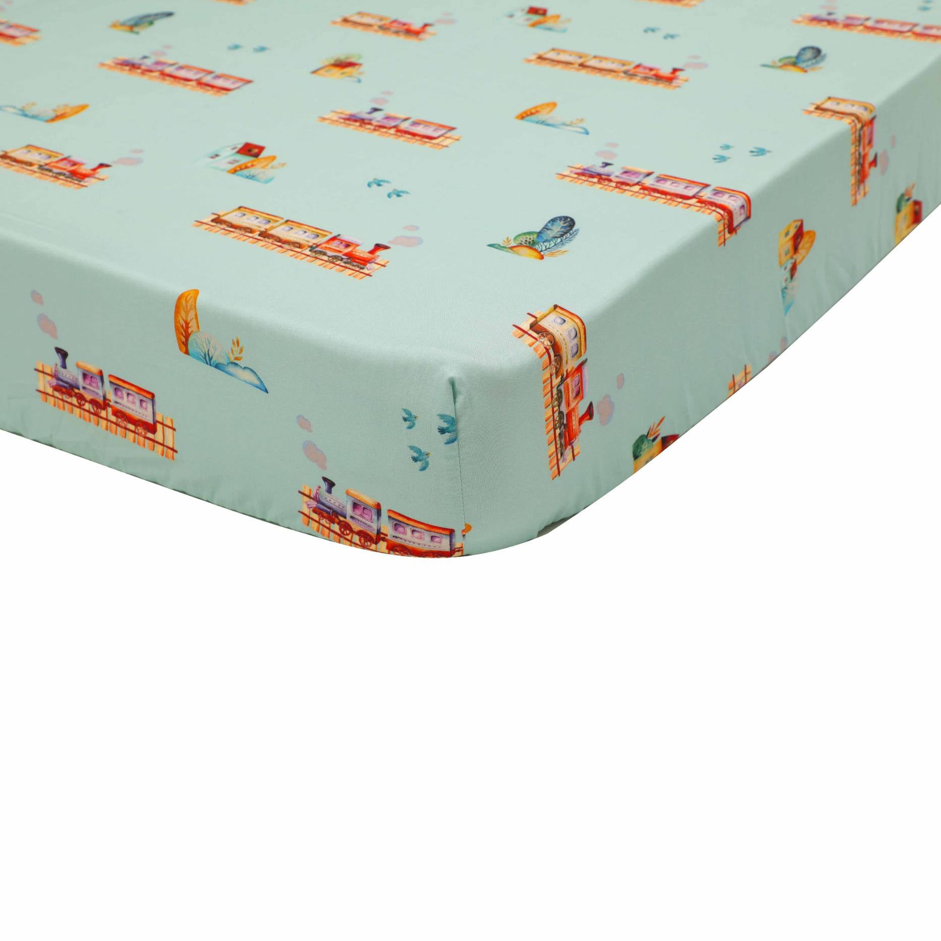 Ollie the Train - Fitted Cot Sheet