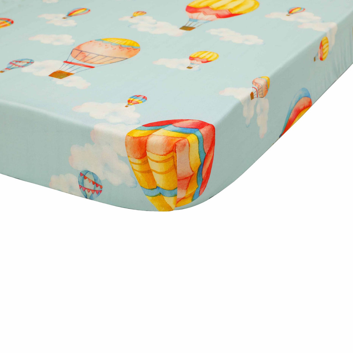 Cappadocia Hot Air Balloons - Fitted Cot Sheet – snugglyspaces