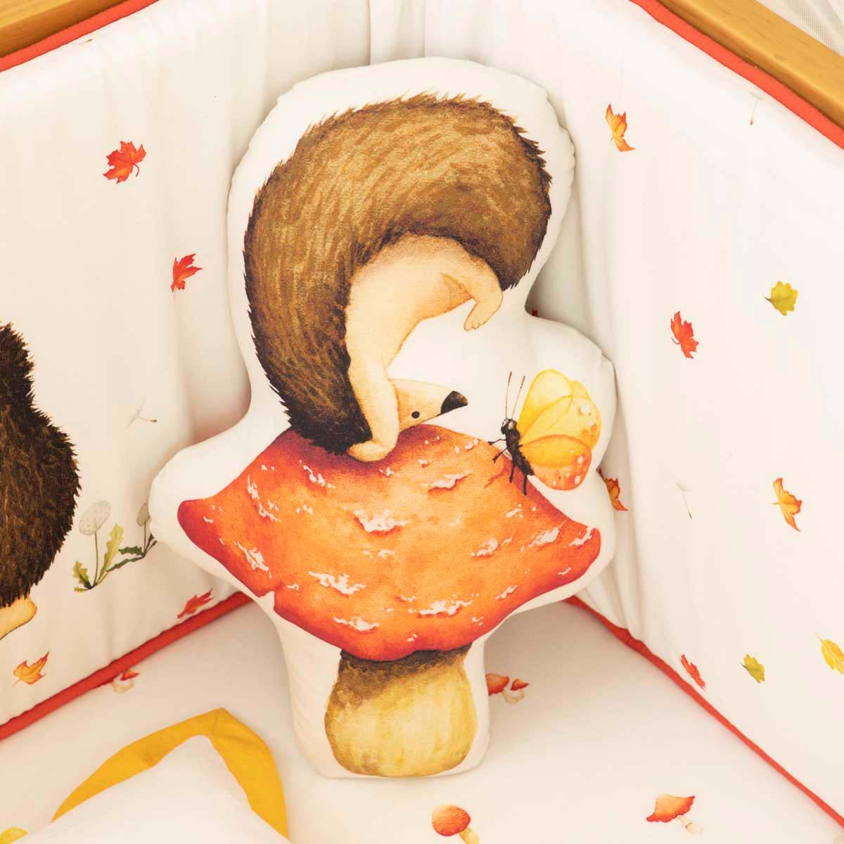 Hoggy the Hedgehog - Cot Bedding Set with Bumper - Baby Hoggy